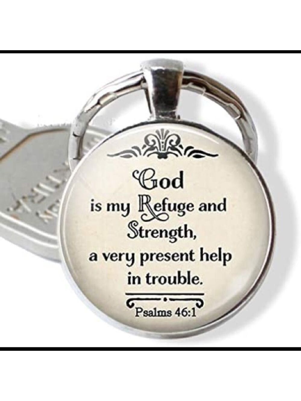 Spiritual Keychain Silver - Picture 3 of 4